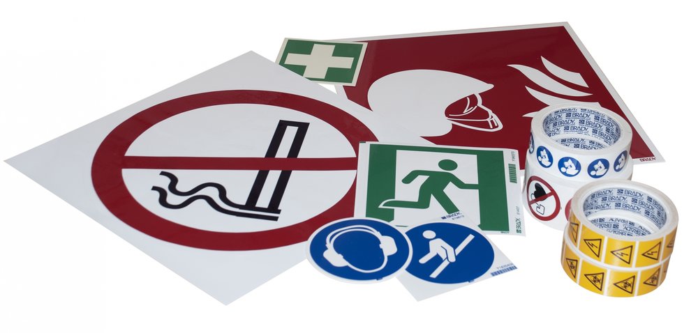 ISO 7010 compliant safety signs for harsh environments